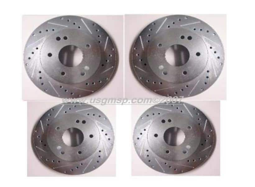 Disc Rotor Kit: Corvette 68-82 Slotted SET 4